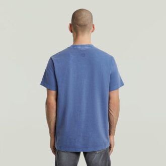 Löst T-shirt med flerfärgad logotyp