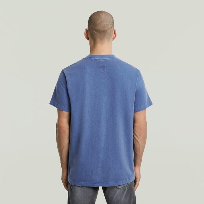 Löst T-shirt med flerfärgad logotyp