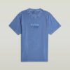 Löst T-shirt med flerfärgad logotyp