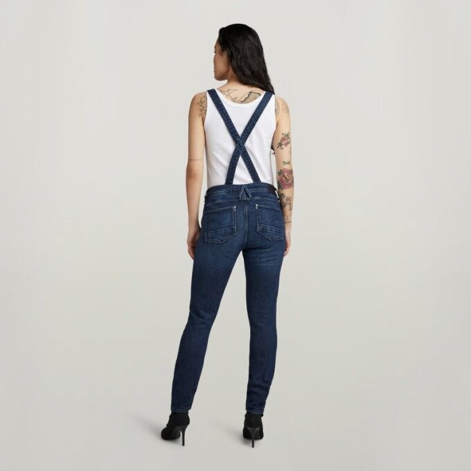 Lynn High Slim Marinblå Overall Lynn High Slim Marinblå Overall