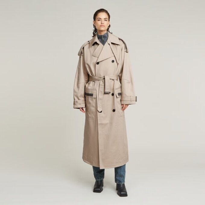 Makroballongtrenchcoat