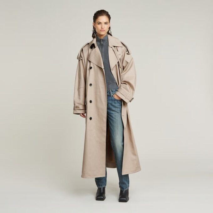 Makroballongtrenchcoat