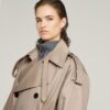 Makroballongtrenchcoat