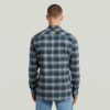 Marinblå smal skjorta