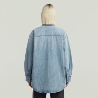 Maxiöverskjorta med 1 ficka