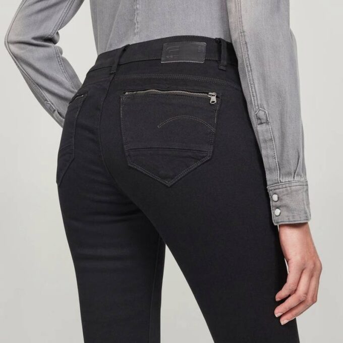 Midge Skinny Jeans med Dragkedja