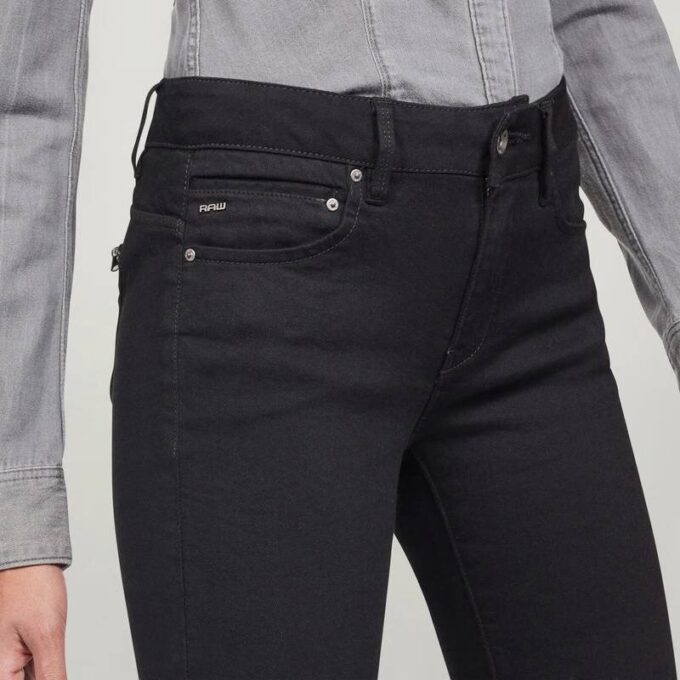 Midge Skinny Jeans med Dragkedja