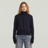 Milano Halv Zip Stickad Milano Halv Zip Stickad