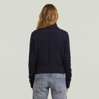 Milano Halv Zip Stickad