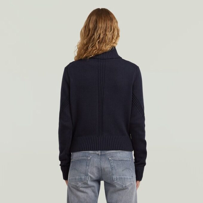 Milano Halv Zip Stickad Milano Halv Zip Stickad