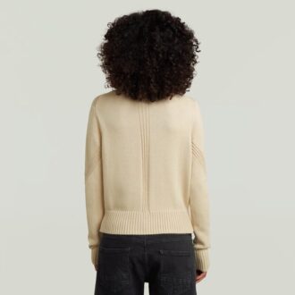 Milano Halv Zip Stickad Milano Halv Zip Stickad