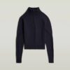 Milano Halv Zip Stickad Milano Halv Zip Stickad