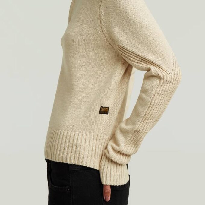 Milano Halv Zip Stickad Milano Halv Zip Stickad