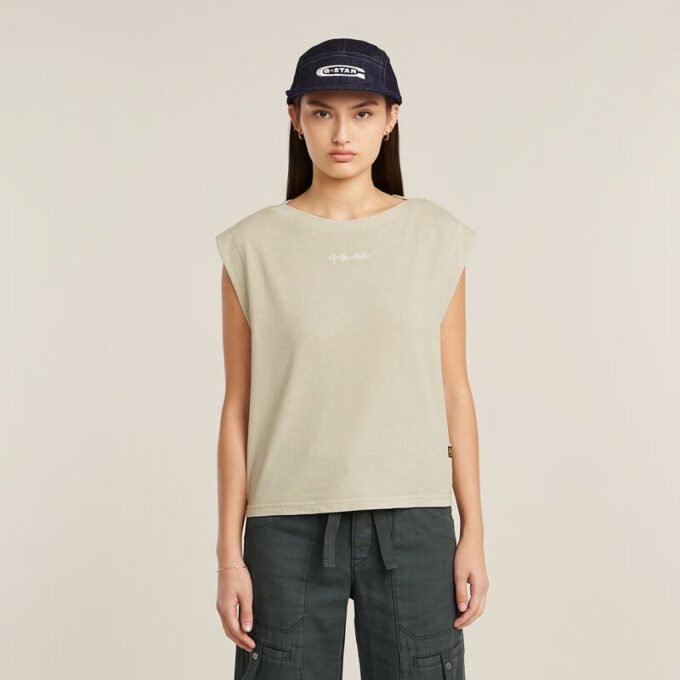 Mini G-Script Logo Overdyed Topp Mini G-Script Logo Overdyed Topp
