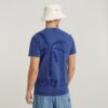 Musa Palm Stencil Pigment Dye T-shirt