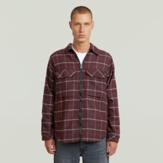 Overshirt med dragkedja och vanlig dragkedja