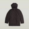 Parkas med flera fickor och vadderad jacka Parkas med flera fickor och vadderad jacka
