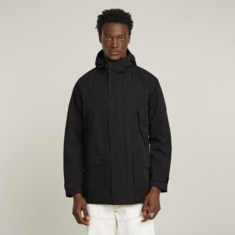 Parkas med flera fickor, ovadderad Parkas med flera fickor, ovadderad