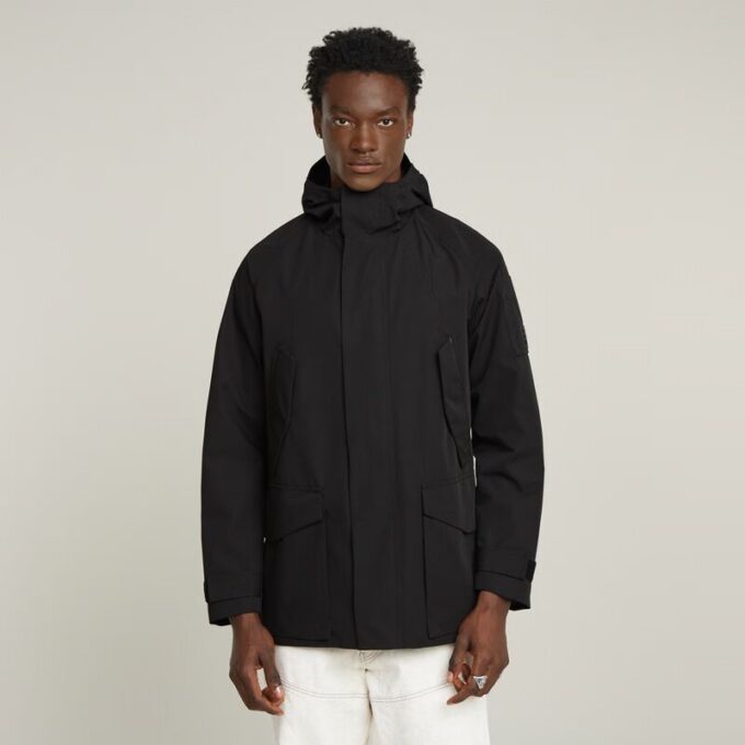 Parkas med flera fickor, ovadderad Parkas med flera fickor, ovadderad