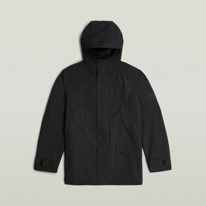 Parkas med flera fickor, ovadderad Parkas med flera fickor, ovadderad