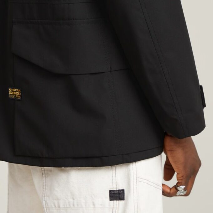 Parkas med flera fickor, ovadderad Parkas med flera fickor, ovadderad