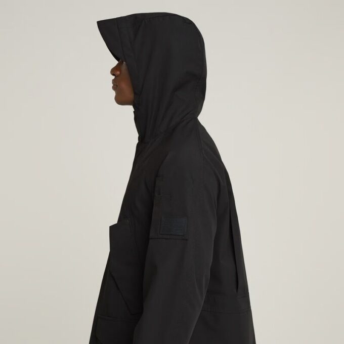 Parkas med flera fickor, ovadderad Parkas med flera fickor, ovadderad
