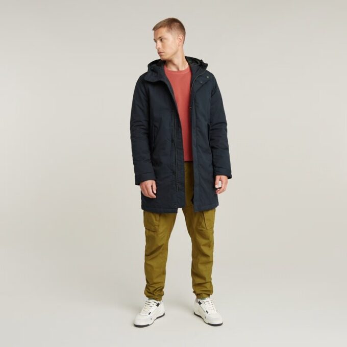Parkas med huva för vardagsbruk