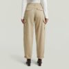Plisserad avsmalnande cargo chino