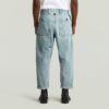 Plisserad Chino Denim Avslappnad Avsmalnande Plisserad Chino Denim Avslappnad Avsmalnande