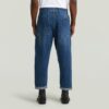 Plisserad Chino Denim Avslappnad Avsmalnande Plisserad Chino Denim Avslappnad Avsmalnande