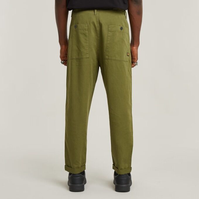 Plisserad chino med avsmalnande passform Plisserad chino med avsmalnande passform