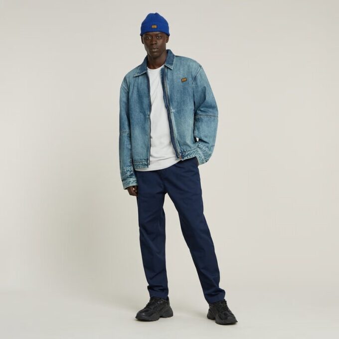 Plisserad chino med avsmalnande passform Plisserad chino med avsmalnande passform