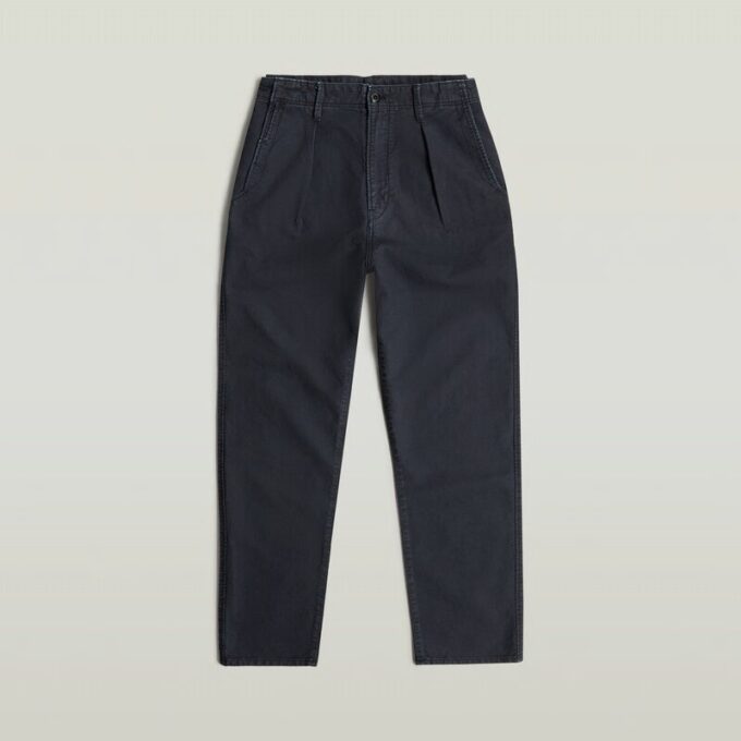 Plisserad chino med avsmalnande passform Plisserad chino med avsmalnande passform