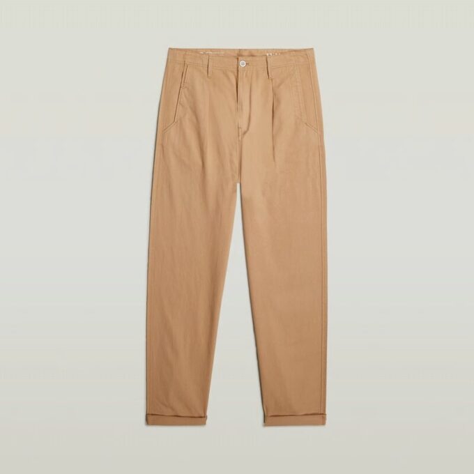 Plisserad chino med avsmalnande passform Plisserad chino med avsmalnande passform