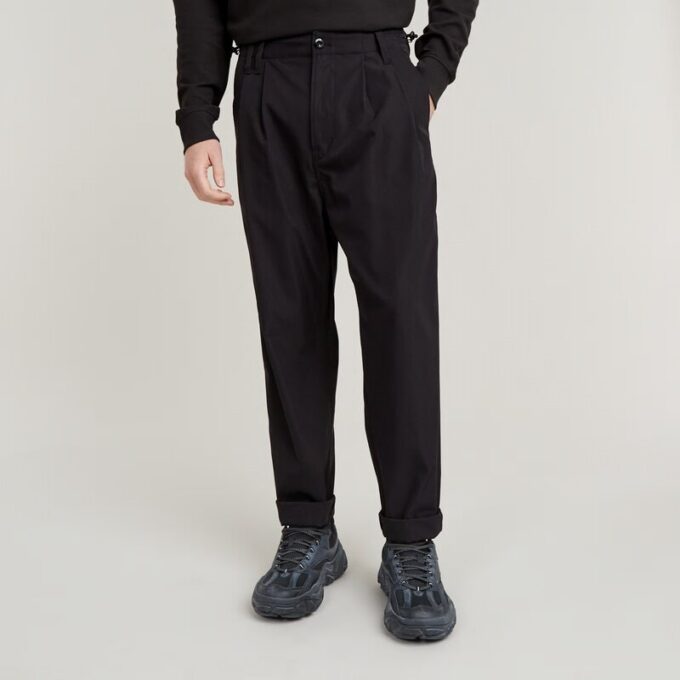 Plisserad Tech Chino Avslappnad