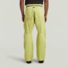 Plisserade 3D-denimbyxor