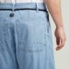 Plisserade 3D-denimjeans Plisserade 3D-denimjeans
