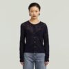 Pointelle Cardigan Stickad Pointelle Cardigan Stickad