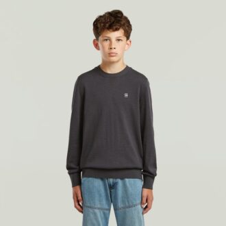 Pojkar Basic Crewstickad Tröja