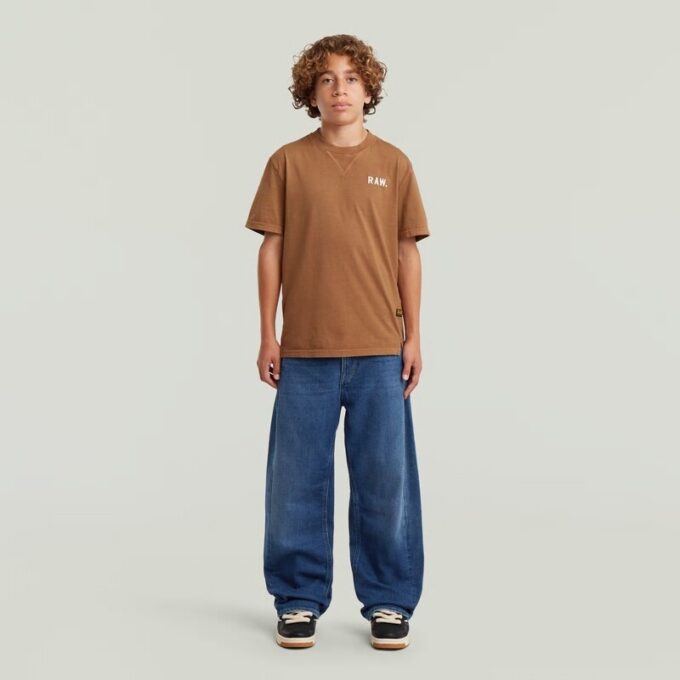 Pojkar Bend 3D Lösa Jeans Pojkar Bend 3D Lösa Jeans