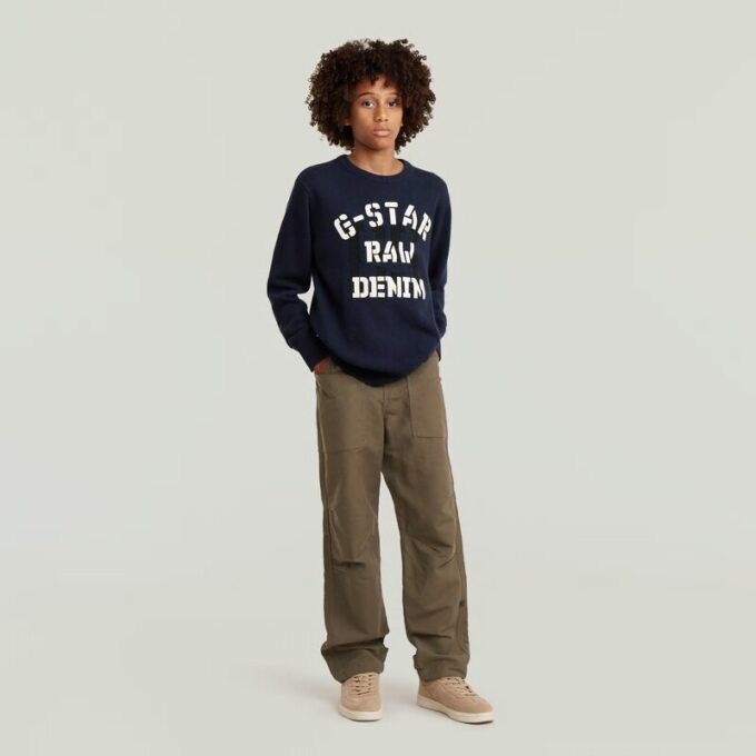Pojkar Hockney Crewstickad Pojkar Hockney Crewstickad