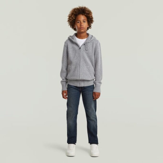 Pojkar Rag Hooded Full Zip Stickad Pojkar Rag Hooded Full Zip Stickad