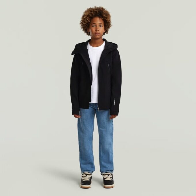Pojkar Regular Hooded Full Zip Stickad Pojkar Regular Hooded Full Zip Stickad