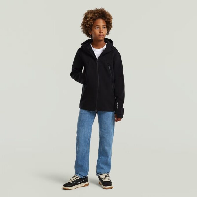 Pojkar Regular Hooded Full Zip Stickad Pojkar Regular Hooded Full Zip Stickad