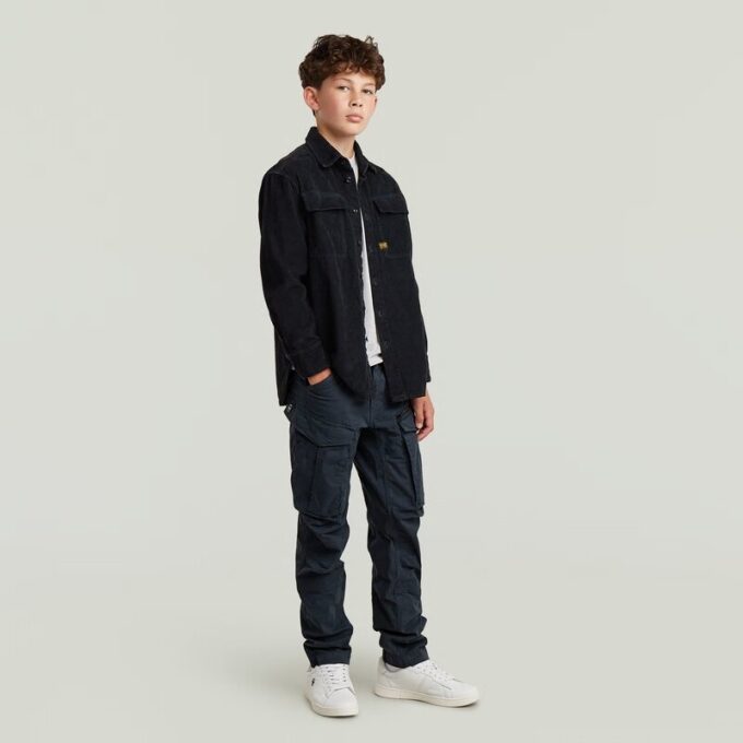 Pojkar Rovic Zip 3D Regular Avsmalnande Byxor
