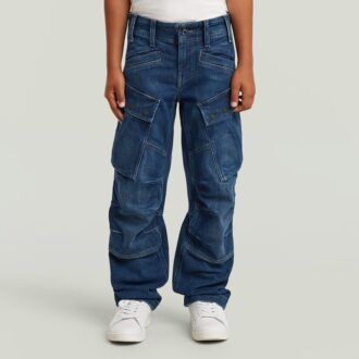 Pojkars 3D Regular Raka Cargo Jeans