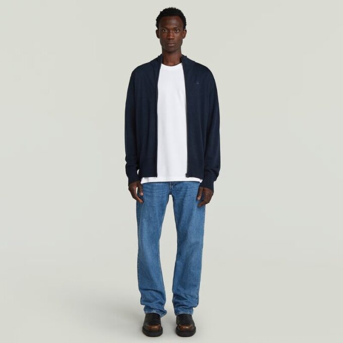 Premium Core Full Zip Stickad Premium Core Full Zip Stickad