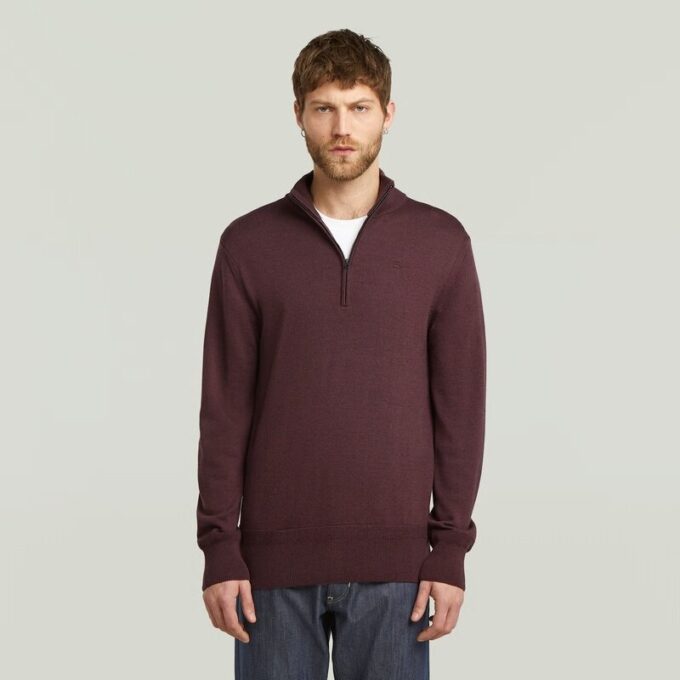 Premium Core Half Zip Stickad Premium Core Half Zip Stickad