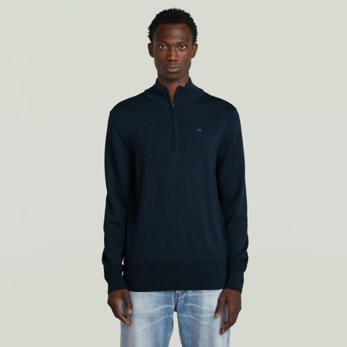 Premium Core Half Zip Stickad Premium Core Half Zip Stickad