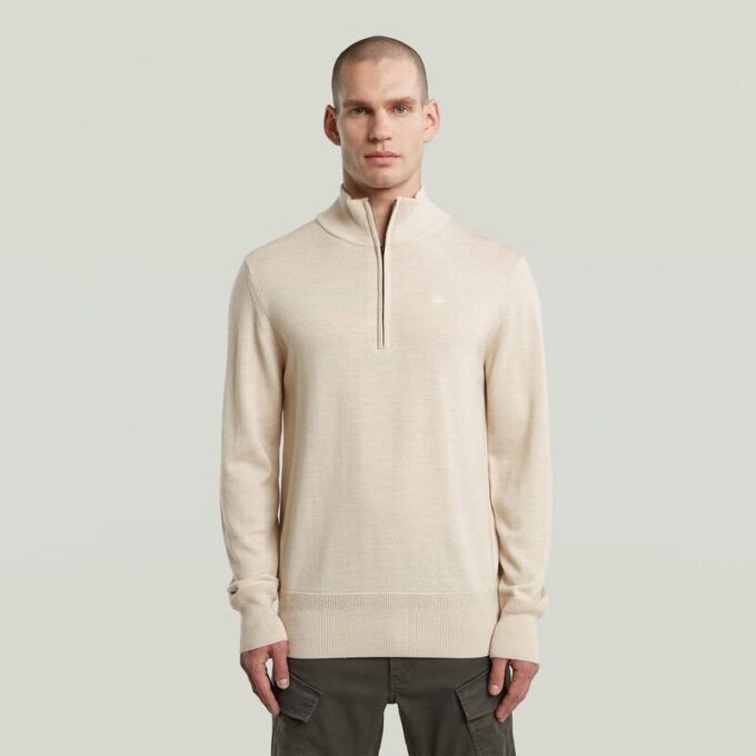Premium Core Half Zip Stickad Premium Core Half Zip Stickad